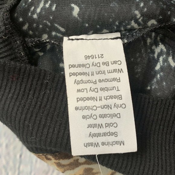 Cabi Womens Animal Snake Sheer Pullover Size Small Sweatshirt Blouse Python - Picture 6 of 6